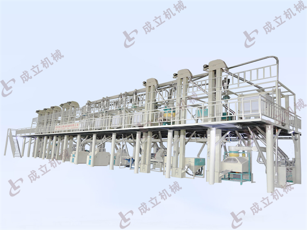 自動(dòng)化成套日產(chǎn)100噸面粉加工設(shè)備廠(chǎng)的加工工藝